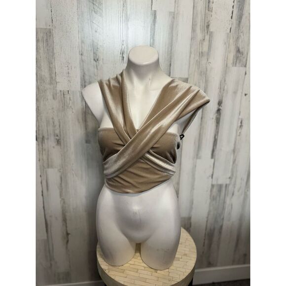 Velvet crop top - Picture 4 of 9